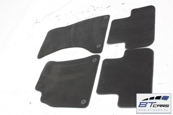 AUDI A4 DYWANIKI WYCIERACZKI PODŁOGI 8K1863691B 8K1 863 691 8K 8K0864450 8K1863691B 8K1863691F 8K1863691H 9AM CZARNY 8K1863691F