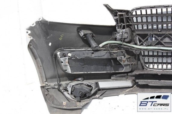 AUDI Q7 4L PRZÓD maska błotniki zderzak pas przedni lampy wzmocnienie błotnik lampa xenon  Kolor: LX7W Lodowo srebrny KOMPLETNY