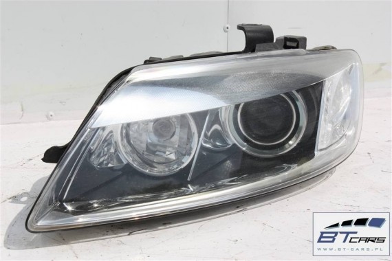 AUDI Q7 4L PRZÓD maska błotniki zderzak pas przedni lampy wzmocnienie błotnik lampa xenon  Kolor: LX7W Lodowo srebrny KOMPLETNY