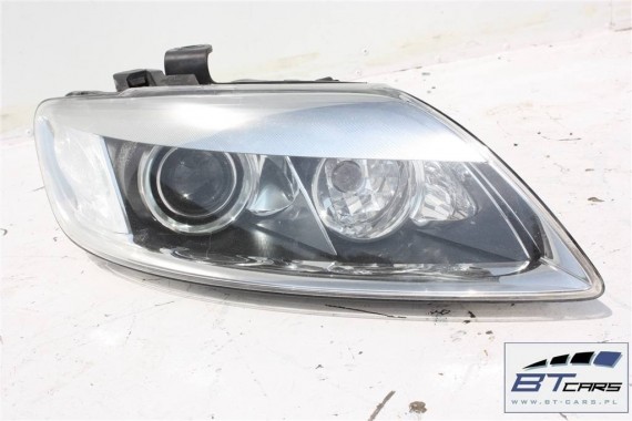 AUDI Q7 4L PRZÓD maska błotniki zderzak pas przedni lampy wzmocnienie błotnik lampa xenon  Kolor: LX7W Lodowo srebrny KOMPLETNY