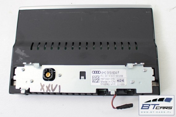 AUDI A8 MONITOR 8'' WYSWIETLACZ LCD 8 CALI 4H0919604F 4H0919604C 4H0919604D 4H0919604B 4H0919604G 4H0919604H 4H0919604 4H0919604