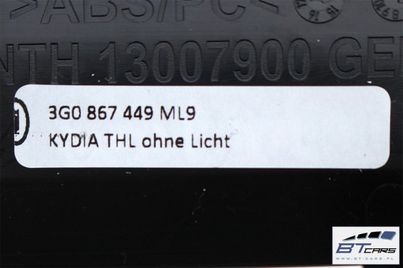 VW PASSAT B8 LISTWY OZDOBNE LISTWA DEKOR DEKORY 3G1858366A 3G1863284 3G1863041 3G1853261 3G1853262 3G1858069 3G0867440 3G0867449