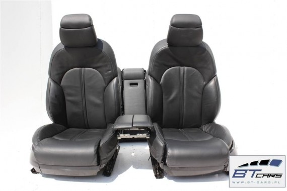 AUDI A8 FOTELE KOMPLET FOTELI siedzeń siedzenia tapicerka 4H D4 4H0 2010-2017 kolor czarny kanapa siedzisko oparcie fotel fotele