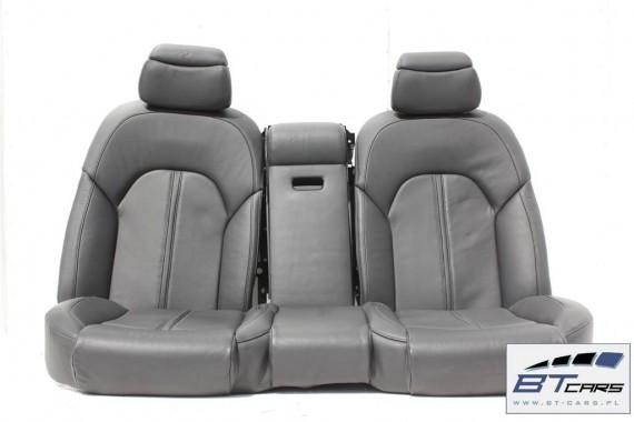 AUDI A8 FOTELE KOMPLET FOTELI siedzeń siedzenia tapicerka 4H D4 4H0 2010-2017 kolor czarny kanapa siedzisko oparcie fotel fotele
