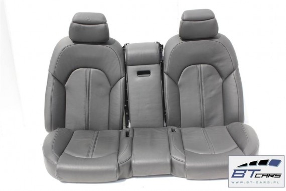 AUDI A8 FOTELE KOMPLET FOTELI siedzeń siedzenia tapicerka 4H D4 4H0 2010-2017 kolor czarny kanapa siedzisko oparcie fotel fotele