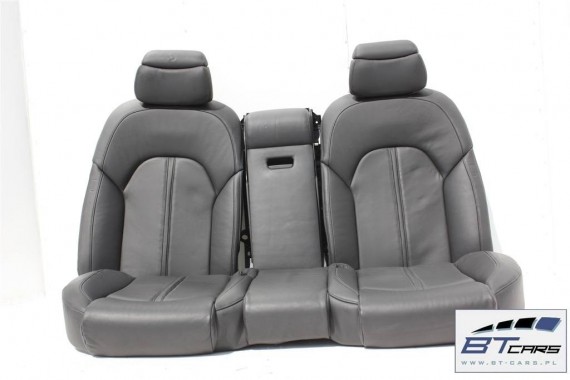 AUDI A8 FOTELE KOMPLET FOTELI siedzeń siedzenia tapicerka 4H D4 4H0 2010-2017 kolor czarny kanapa siedzisko oparcie fotel fotele