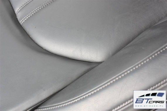 AUDI A8 FOTELE KOMPLET FOTELI siedzeń siedzenia tapicerka 4H D4 4H0 2010-2017 kolor czarny kanapa siedzisko oparcie fotel fotele