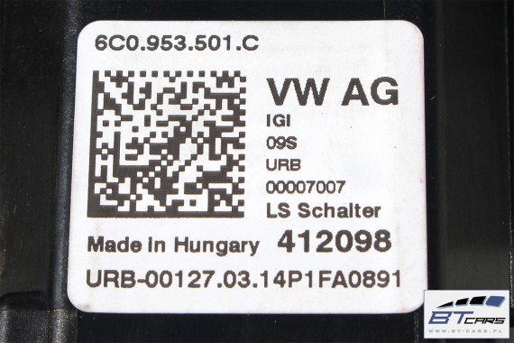 VW POLO SEAT SKODA MANETKI 6C0953513C 6C0953501C 6C0 953 501 C 6C0 953 513 C przełącznik przełączniki kierownicy 6C0953513C