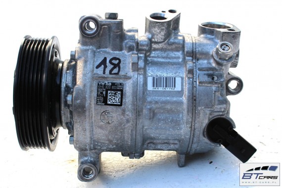 AUDI A4 A5 A6 Q7 POMPA KLIMATYZACJI KLIMY 4M0820803 4M0 820 803 SPRĘŻARKA KOMPRESOR 8W F5 GE447150 6SES14C 4M0820803  4M0820803