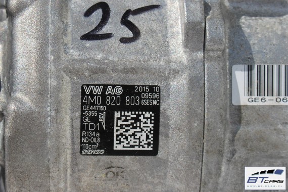 AUDI A4 A5 A6 Q7 POMPA KLIMATYZACJI KLIMY 4M0820803 4M0 820 803 SPRĘŻARKA KOMPRESOR 8W F5 GE447150 6SES14C 4M0820803  4M0820803