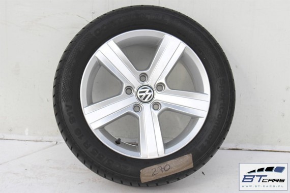 VW GOLF 7 VII SPORTSVAN FELGI 16 cali OPONY LATO KOŁA felga 5G0601025N 6,5J*16H2 ET46 opona Continental SportContact 205/55/16