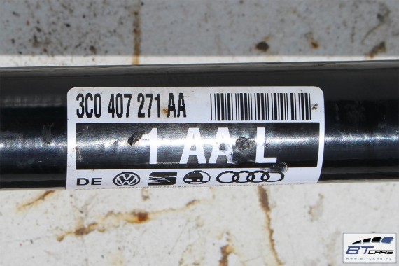 VW PASSAT B6 CC PÓŁOŚ PRZÓD LEWA 3C0407271AA 3C0407271BR 3C0407451PX przednia 3C0 407 271 AA 3C0407271AA 3C0407271BR 3C0407451PX