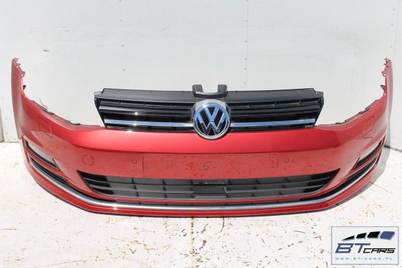 VW GOLF 7 PRZÓD Highline LA3X maska błotniki zderzak pas przedni lampy wzmocnienie błotnik lampa Xenon LED 5G czerwony KOMPLETNY