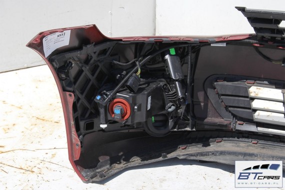 VW GOLF 7 PRZÓD Highline LA3X maska błotniki zderzak pas przedni lampy wzmocnienie błotnik lampa Xenon LED 5G czerwony KOMPLETNY