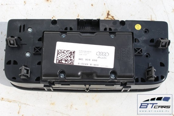 AUDI A8 PANEL STEROWANIA GAŁKA MMI 4H1919600 4H1 919 600  4H  D4 Z TOUCHPADEM TOUCHPAD 4H1919600 4H1919600 4H1919600 4H1919600