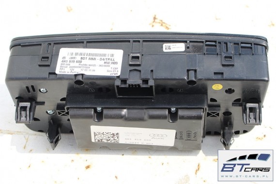 AUDI A8 PANEL STEROWANIA GAŁKA MMI 4H1919600 4H1 919 600  4H  D4 Z TOUCHPADEM TOUCHPAD 4H1919600 4H1919600 4H1919600 4H1919600