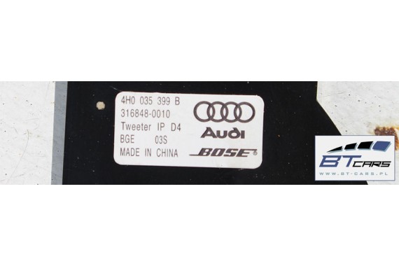 AUDI A8 GŁOŚNIKI NAGŁOŚNIENIE BOSE 4H 4H0035411A 4H1035401 4H1035402 4H0035297 4H1035481A 4H0035402 4H0035397 4H0035399B C