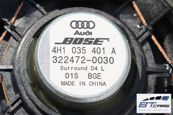 AUDI A8 GŁOŚNIKI NAGŁOŚNIENIE BOSE 4H 4H0035411A 4H1035401 4H1035402 4H0035297 4H1035481A 4H0035402 4H0035397 4H0035399B C