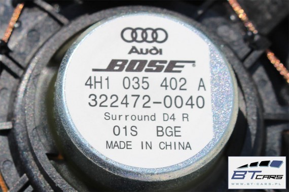 AUDI A8 GŁOŚNIKI NAGŁOŚNIENIE BOSE 4H 4H0035411A 4H1035401 4H1035402 4H0035297 4H1035481A 4H0035402 4H0035397 4H0035399B C