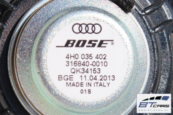 AUDI A8 GŁOŚNIKI NAGŁOŚNIENIE BOSE 4H0035411A 4H1035401 4H1035402 4H0035297 4H1035481A 4H0035402 4H0035397 4H0035399B 4H0035399C