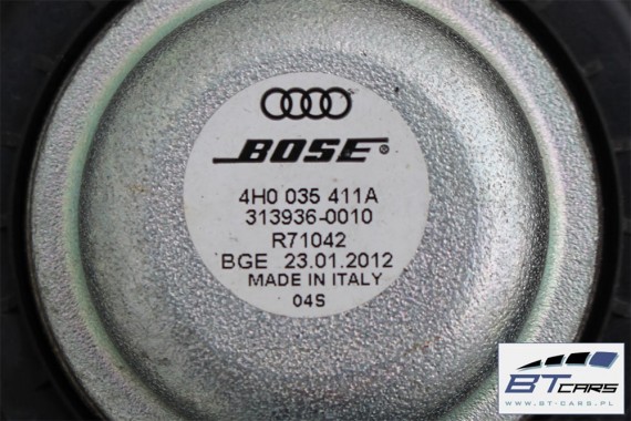 AUDI A8 GŁOŚNIKI NAGŁOŚNIENIE BOSE 4H 4H0035411A 4H1035401 4H1035402 4H0035297 4H1035481A 4H0035402 4H0035397 4H0035399B C