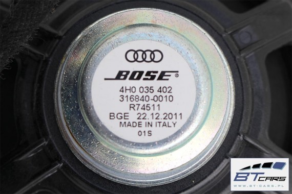 AUDI A8 GŁOŚNIKI NAGŁOŚNIENIE BOSE 4H 4H0035411A 4H1035401 4H1035402 4H0035297 4H1035481A 4H0035402 4H0035397 4H0035399B C