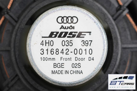 AUDI A8 GŁOŚNIKI NAGŁOŚNIENIE BOSE 4H0035411A 4H1035401 4H1035402 4H0035297 4H1035481A 4H0035402 4H0035397 4H0035399B 4H0035399C