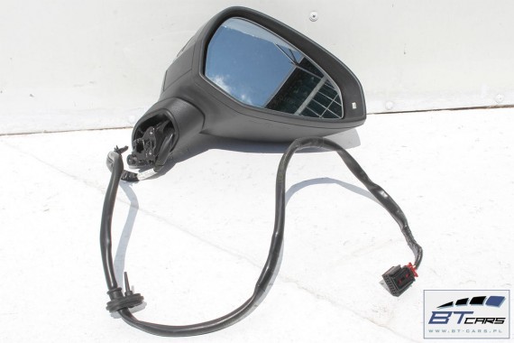 AUDI A4 LUSTERKO DRZWI PRAWE FOTO ELEKTRYCZNIE SKŁADANE SAMOCHODOWE 8W 2015-  pasażera, fotochrom, 12 pin LUSTERKA