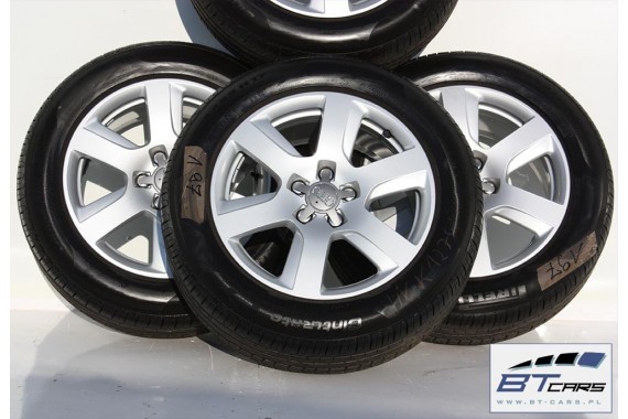 AUDI A4 A5 A6 A7 A8 FELGI 17 cali KOŁA OPONY felga 4H0601025 8J*17H2 ET30 opona PIRELLI CINTURATO P7 99Y 235/55/17 4G 4H