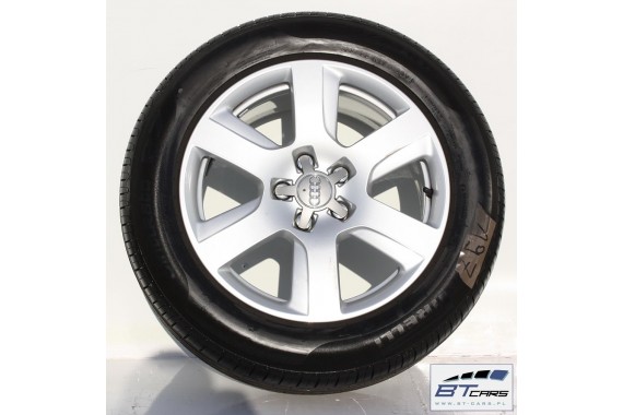 AUDI A4 A5 A6 A7 A8 FELGI 17 cali KOŁA OPONY felga 4H0601025 8J*17H2 ET30 opona PIRELLI CINTURATO P7 99Y 235/55/17 4G 4H