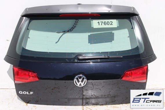 VW GOLF 7 VII TYŁ ZDERZAK + KLAPA BAGAŻNIKA + LAMPY lampa tylny 5G Kolor: LC9X - głęboka czerń