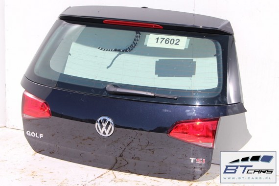 VW GOLF 7 VII TYŁ ZDERZAK + KLAPA BAGAŻNIKA + LAMPY lampa tylny 5G Kolor: LC9X - głęboka czerń
