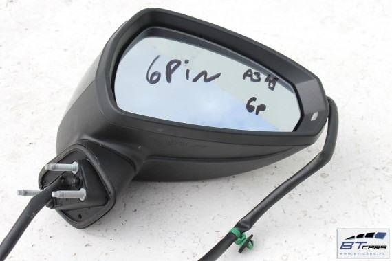 AUDI A3 CABRIO LUSTERKO DRZWI PRAWE zewnetrzne 6 pin LY9B 8V 8V7 pinów kabli przewodów