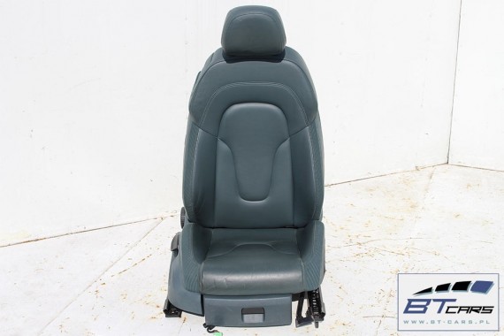 AUDI TT FOTELE KOMPLET FOTELI siedzeń siedzenia fotel tapicerka 8J 8J0 skóra kolor zielony