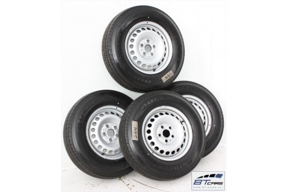 VW AMAROK FELGI 16 + OPONY KOŁA FELGA BRIDGESTONE DUELER  205/R16C 7H8601027C 110/108T 7H8 601 027 C