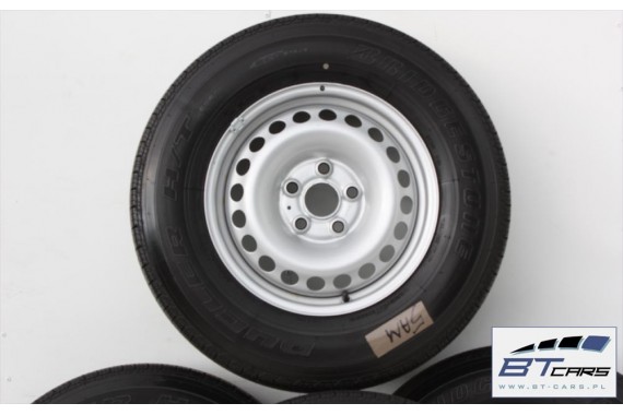 VW AMAROK FELGI 16 + OPONY KOŁA FELGA BRIDGESTONE DUELER  205/R16C 7H8601027C 110/108T 7H8 601 027 C