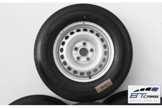VW AMAROK FELGI 16 + OPONY KOŁA FELGA BRIDGESTONE DUELER 205/R16C 7H8601027C 110/108T 7H8601027C 7H8601027 7H8601027A 7H8601027D