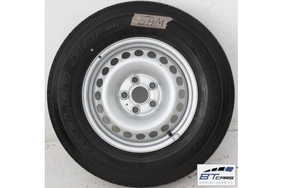 VW AMAROK FELGI 16 + OPONY KOŁA FELGA BRIDGESTONE DUELER  205/R16C 7H8601027C 110/108T 7H8 601 027 C