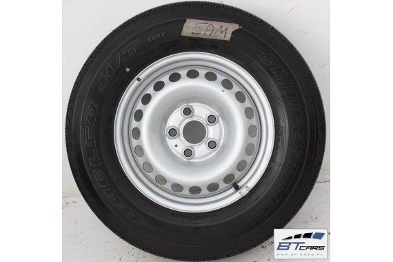 VW AMAROK FELGI 16 + OPONY KOŁA FELGA BRIDGESTONE DUELER 205/R16C 7H8601027C 110/108T 7H8601027C 7H8601027 7H8601027A 7H8601027D