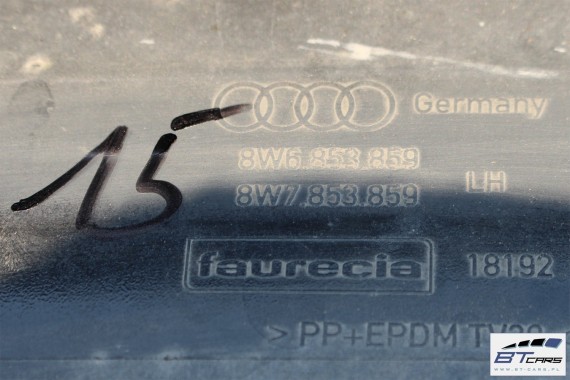 AUDI A5 LISTWA PROGOWA LY9B 8W6853859 8W6853860 8W6 853 859 8W6 853 860 8W F5 zewnętrzna A2A2 LY9B - czarny 8W6853855 8W6853856