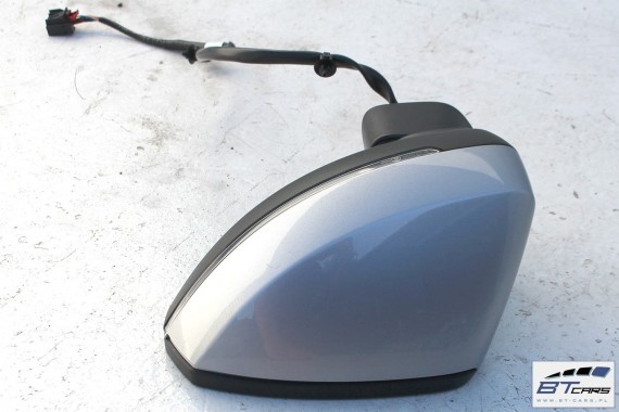 AUDI A3 SPORTBACK LUSTERKO DRZWI LEWE 10 pin kabli 8V 8V4 zewnetrzne LZ7G - srebrny (florettsilber) 8v0