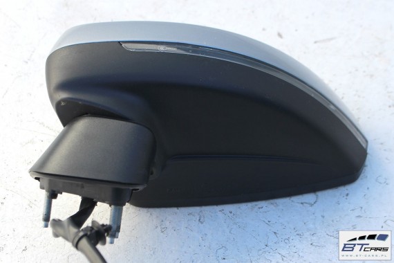 AUDI A3 SPORTBACK LUSTERKO DRZWI LEWE 10 pin kabli 8V 8V4 zewnetrzne LZ7G - srebrny (florettsilber) 8v0