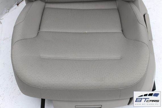 VW GOLF 7 VII FOTELE KOMPLET FOTELI siedzeń siedzenia fotel tapicerka 5G 5G4 welur kolor mocca 5G0