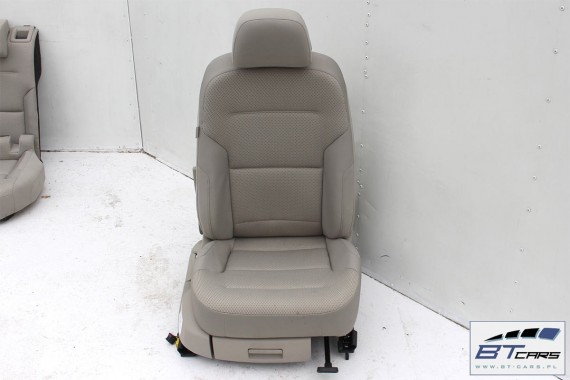 VW GOLF 7 VII FOTELE KOMPLET FOTELI siedzeń siedzenia fotel tapicerka 5G 5G4 welur kolor mocca 5G0