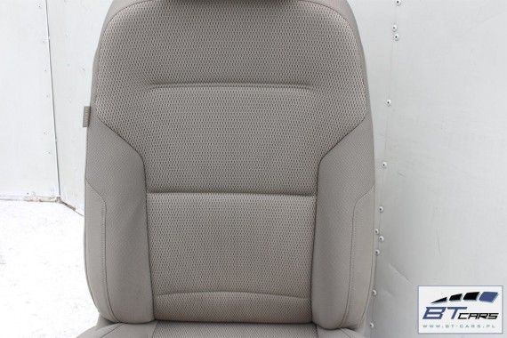 VW GOLF 7 VII FOTELE KOMPLET FOTELI siedzeń siedzenia fotel tapicerka 5G 5G4 welur kolor mocca 5G0