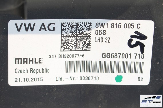 AUDI A4 A5 NAGRZEWNICA KLIMATYZACJI KLIMY 8W1816005C 8W 8W1 816 005 C 4M1820021 8W1816005 8W1816005C 8W1816005 8W1816005 b9 f5