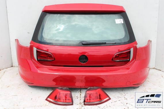 VW GOLF 7 VII KOMBI LY3D TYŁ ZDERZAK tylny + KLAPA BAGAŻNIKA + LAMPY lampa Kolor: LY3D -czerwony tornado  5G 5G9 VARIANT AVANT