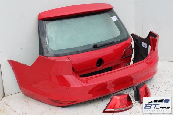 VW GOLF 7 VII KOMBI LY3D TYŁ ZDERZAK tylny + KLAPA BAGAŻNIKA + LAMPY lampa Kolor: LY3D -czerwony tornado  5G 5G9 VARIANT AVANT