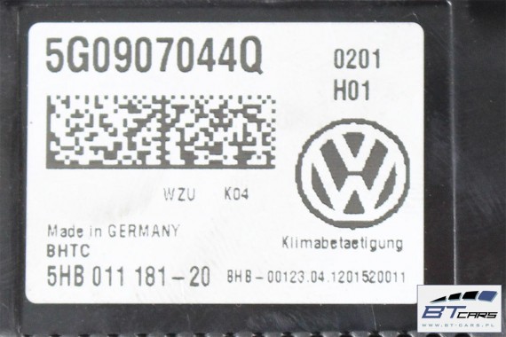 VW GOLF 7 VII PANEL KLIMATYZACJI 5G0907044Q 5G0907044T 5G0907044AF 5G0907044BC 5G0907044BK moduł sterownik nawiewu klimy