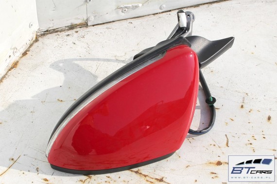 VW GOLF 7 VII LUSTERKO ZEWNĘTRZNE DRZWI LEWE 9 pin pinów kabli przewodów 9pin 5G LY3D - czerwony el.składane